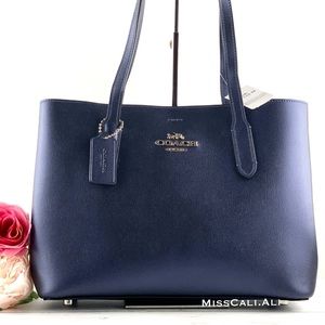 NWT COACH Avenue Carryall Blue Tote Crossbody Bag